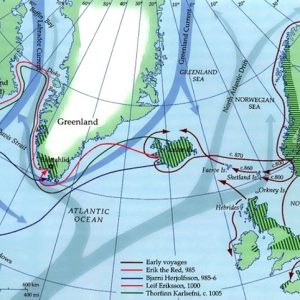 Ekspansja Wikingów: Wyspy Brytyjskie, Islandia, Grenlandia, Ameryka Północna